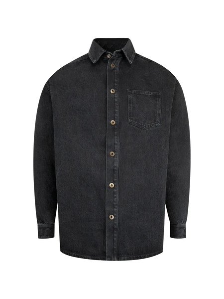  Loewe Anagram-embroidered Overshirt - Black 