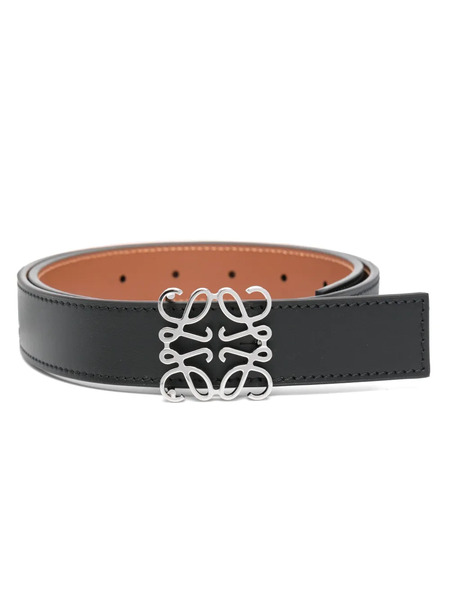  Loewe Anagram Reversible Belt - Black 