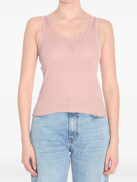 Loewe Anagram Ribbed Tank Top - Pink 