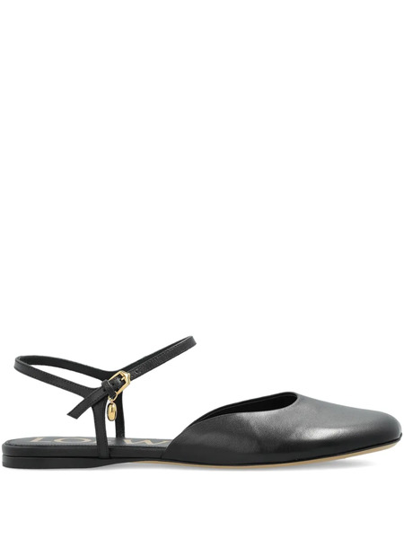  Loewe Ankle-strap Leather Trainers - Black 