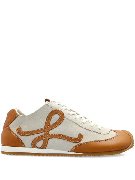  Loewe Ballet Runner 2.0 Leather Logo Sneakers - Neutrals 