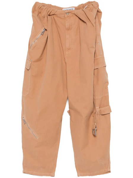  Loewe Balloon Cargo Pants - Brown 