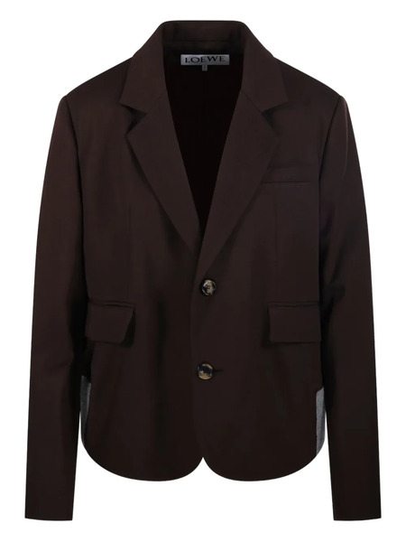  Loewe Button-up Blazer - Brown 