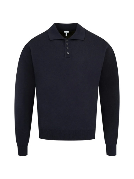  Loewe Button-up Polo Shirt - Blue 