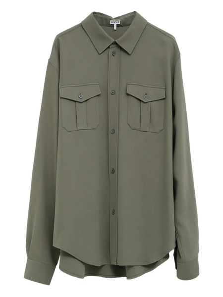  Loewe Button-up Shirt - Green 