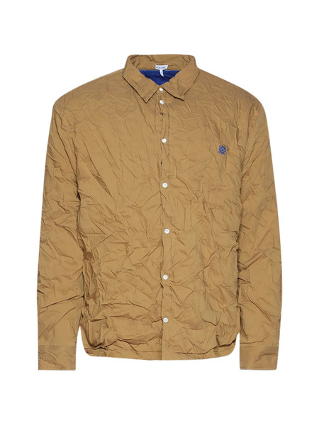  Loewe Crumpled Hybrid Shirt - Brown 