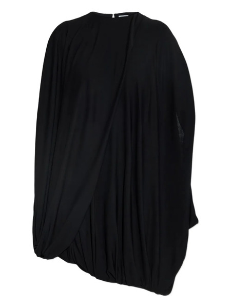  Loewe Draped Bubble Mini Dress - Black 