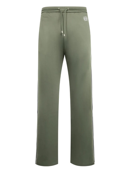  Loewe Drawstring Side-stripe Trousers - Green 
