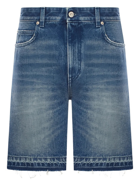  Loewe Fringed Shorts - Blue 