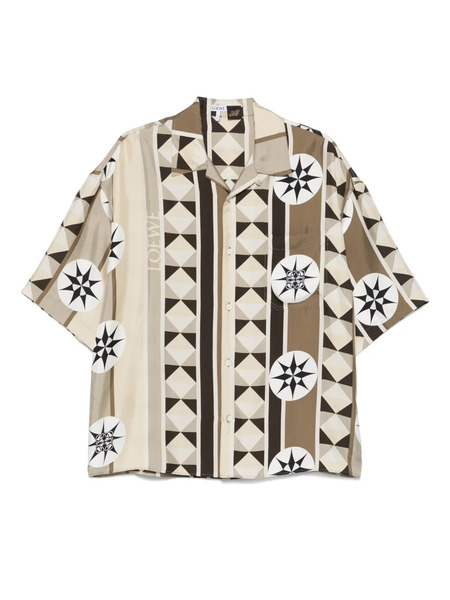  Loewe Graphic-print Shirt - Neutrals 