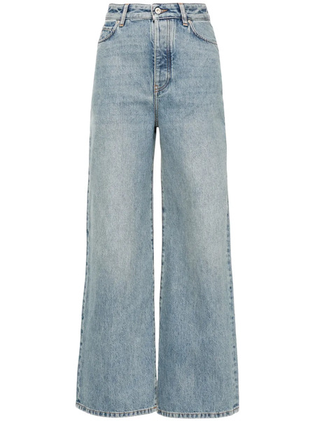  Loewe High-rise Wide-leg Jeans - Blue 