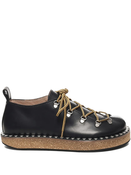  Loewe Lace-up Studded Sneakers - Black 