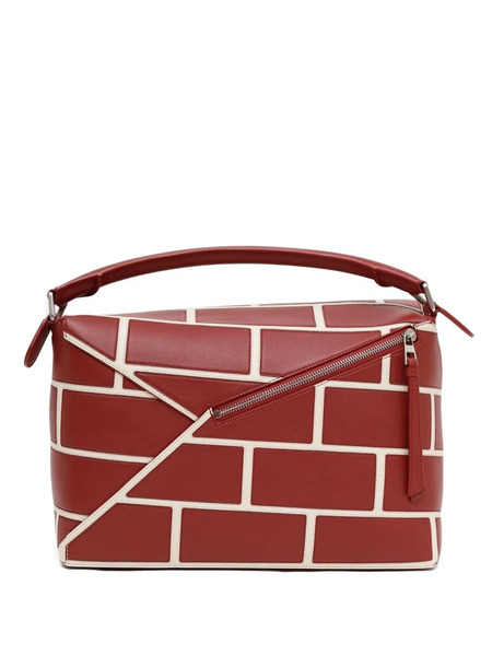  Loewe Large Puzzle Edge Shoulder Bag - Red 