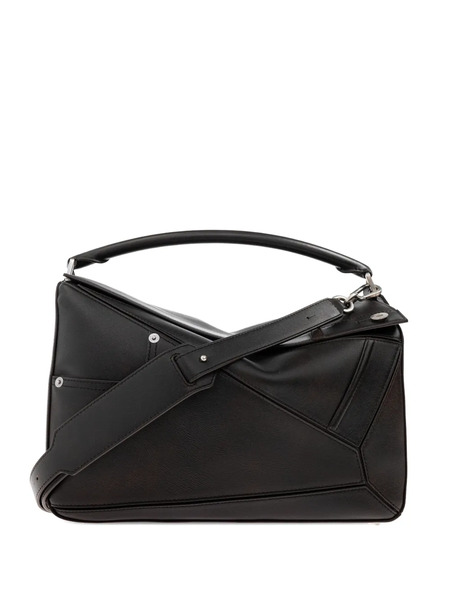  Loewe Large Puzzle Shoulder Bag - Brown 