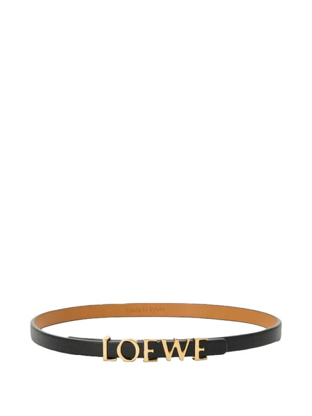  Loewe Leather Bracelet - Black 