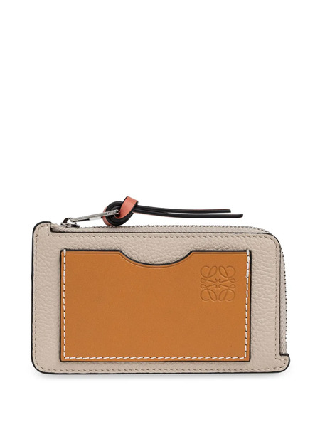  Loewe Logo-embossed Cardholder - Neutrals 