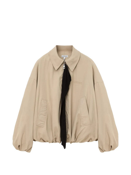  Loewe Logo-embroidered Jacket - Neutrals 
