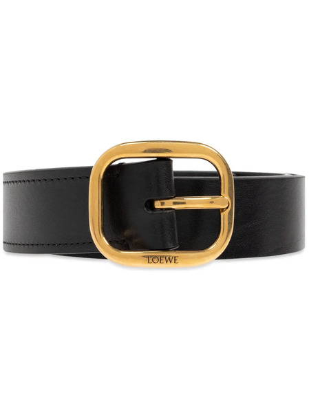  Loewe Logo-engraved Belt - Black 