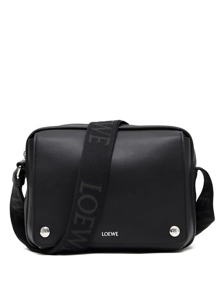  Loewe Logo-plaque Shoulder Bag - Black 