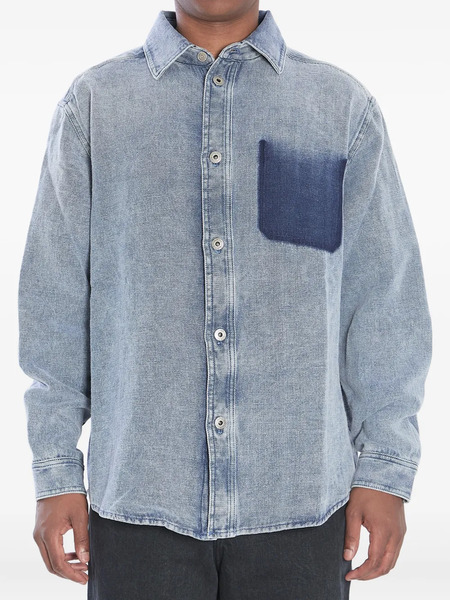  Loewe Long-sleeve Denim Shirt - Blue 
