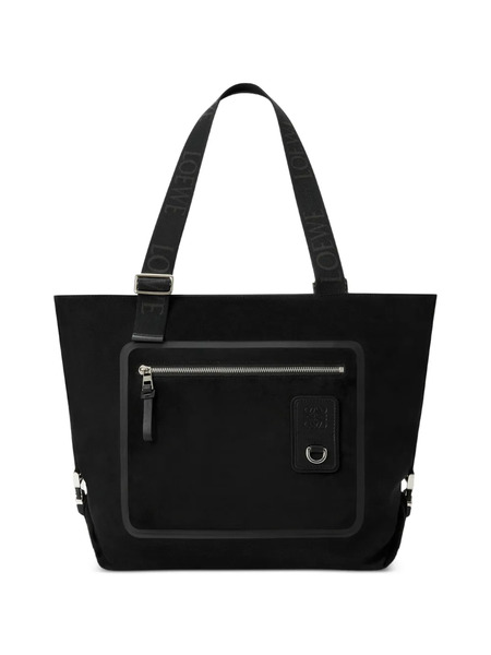  Loewe Medium Flex Zip-fastening Tote Bag - Black 