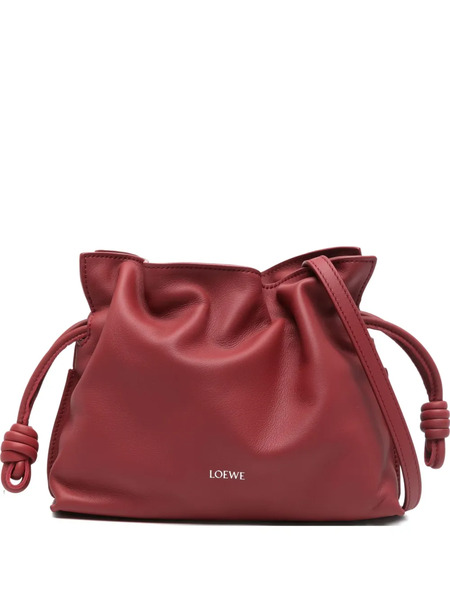  Loewe Mini Flamenco Drawstring Clutch Bag - Red 