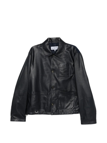  Loewe Patch-pocket Button Jacket - Blue 
