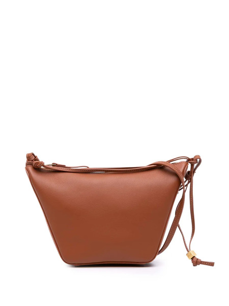  Loewe Pre-owned 2023 Mini Leather Hammock Hobo Satchel - Brown 