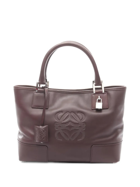  Loewe Pre-owned 2000s Amazona Justa Tote Bag - Brown 