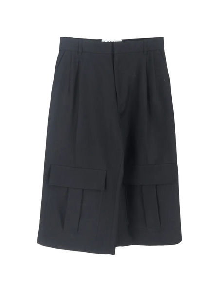  Loewe Pre-owned Wide-leg Cargo Shorts - Black 