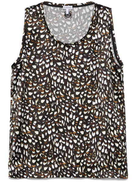  Loewe Printed Tank Top - Brown 