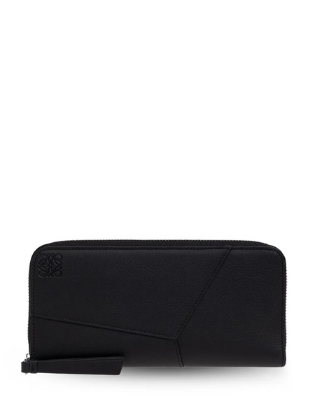  Loewe Puzzle Leather Wallet - Black 