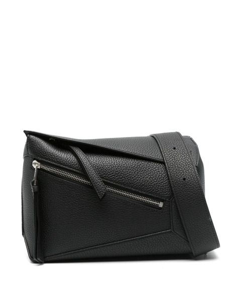  Loewe Small Puzzle Belt Bag - Black 