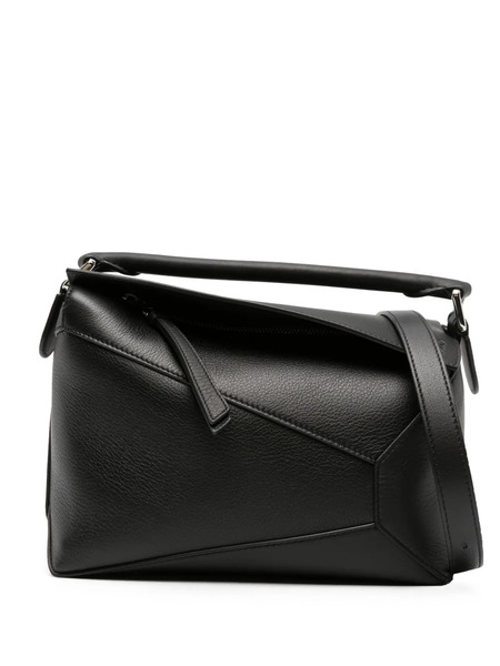  Loewe Small Puzzle Leather Bag - Black 