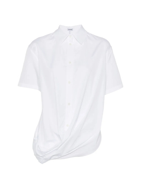  Loewe Twisted Button-fastening Shirt - White 