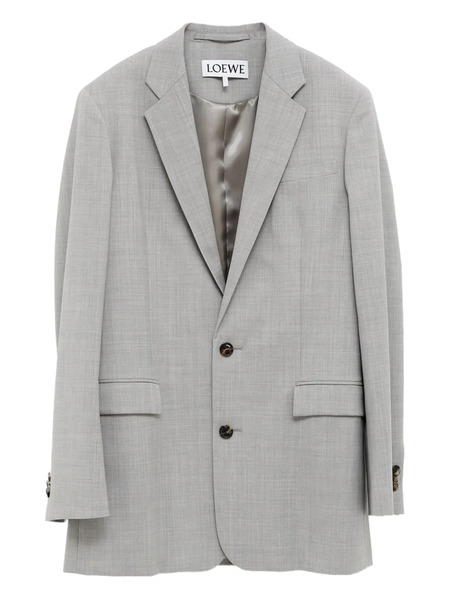  Loewe Wool Blazer - Grey 