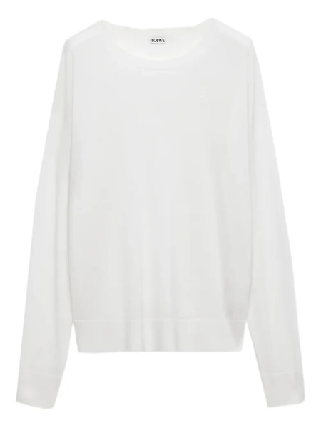  Loewe Wool Sweater - White 