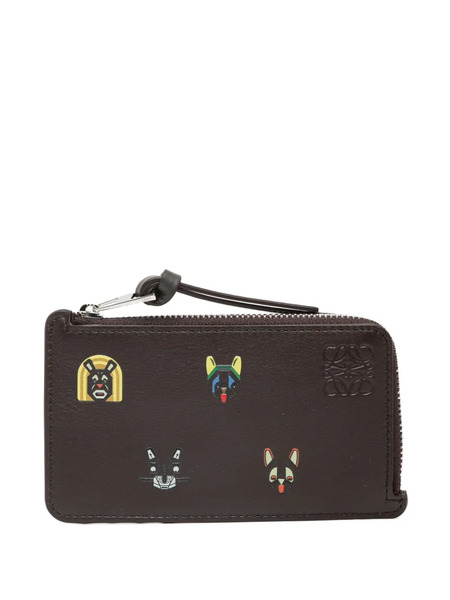  Loewe X Louis Wain Cat Cardholder - Brown 