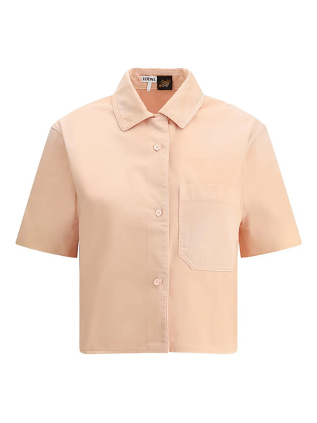  Loewe X Paula Ibiza's Cropped Shirt - Pink 