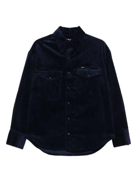  Lois Jeans Corduroy Pocketed Shirt - Blue 