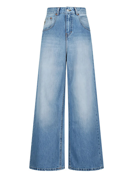  Lois Jeans Distressed Denim Jeans - Blue 