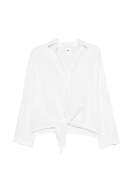  Lois Jeans Tie-front Shirt - White 