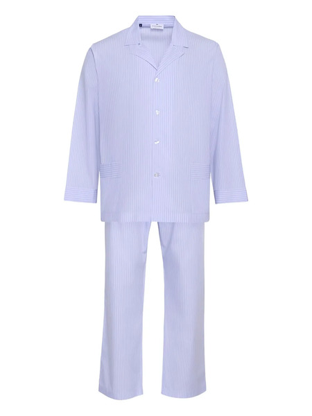  Loja Das Meias Striped Pocket Pyjama - Blue 