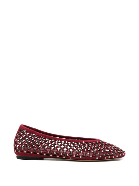  Lola Cruz Leonor Ballet Flats - Red 