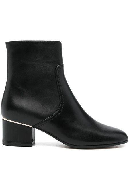  Lola Cruz 50mm Leather Ankle Boots - Black 