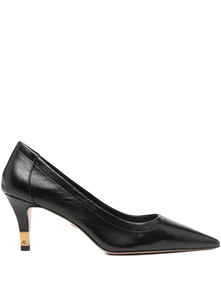  Lola Cruz Pointed Heeled Pumps - Black 