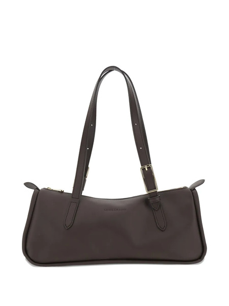  Longchamp East/west Leather Shoulder Bag - Brown 