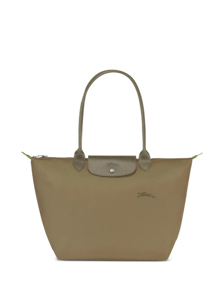  Longchamp L Le Pliage Green Tote Bag 