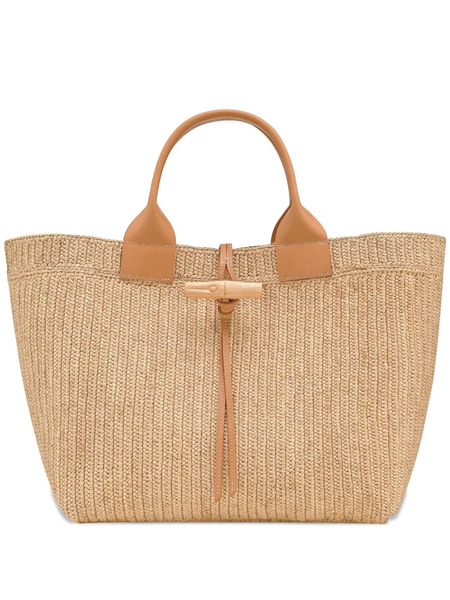  Longchamp L Le Roseau Tote Bag - Neutrals 