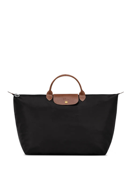  Longchamp Large Le Pliage Travel Bag - Black 